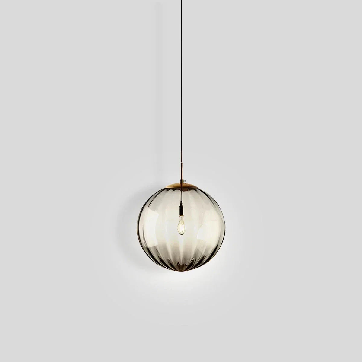 Stylish Aqua Blue Glass Globe Pendant Lighting