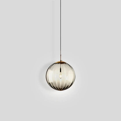 Stylish Aqua Blue Glass Globe Pendant Lighting