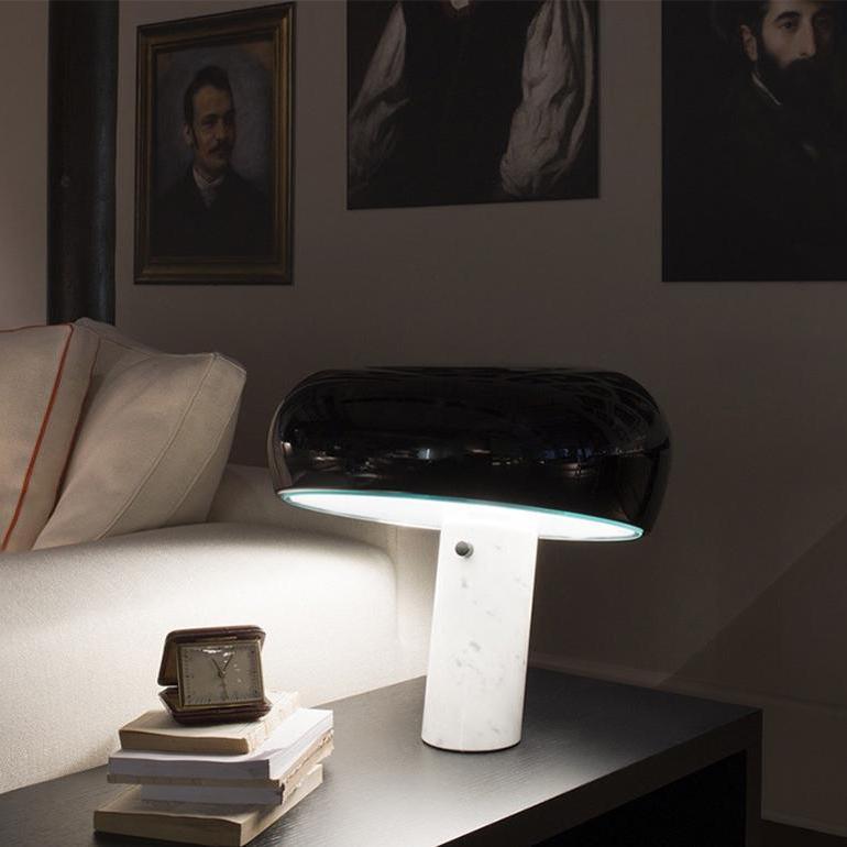Elegant Marble Accent Table Lamp