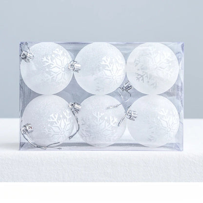 Sparkling Glass Christmas Ornament Balls - Luxicro