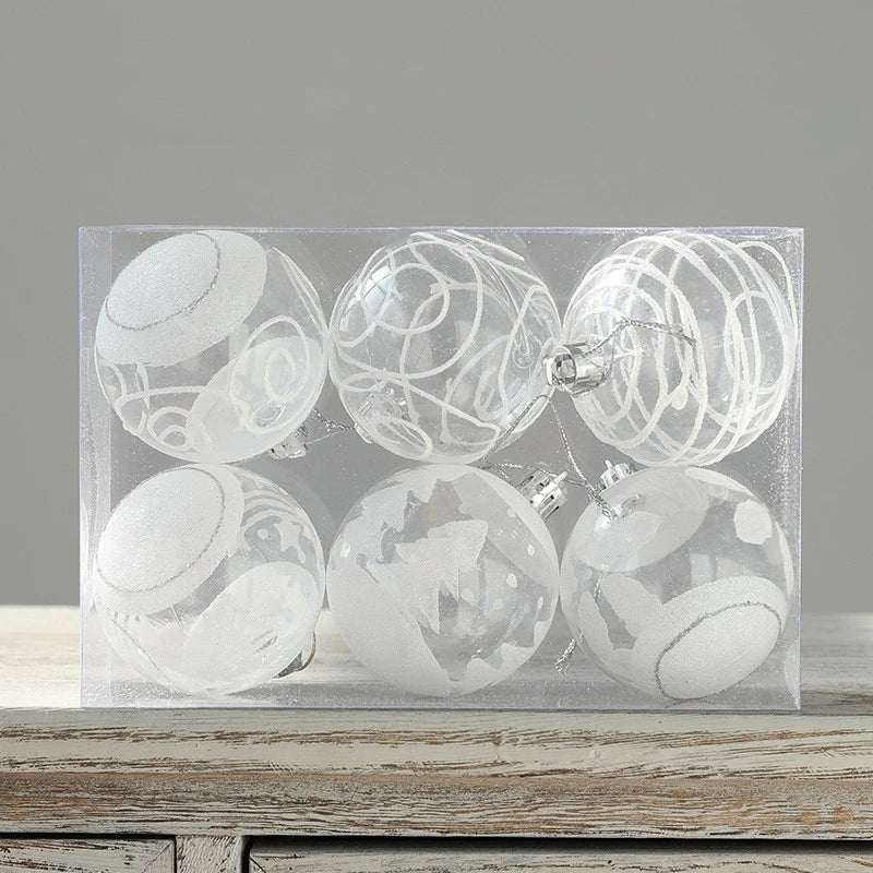 Sparkling Glass Christmas Ornament Balls