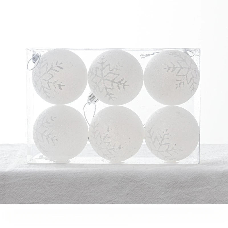 Sparkling Glass Christmas Ornament Balls