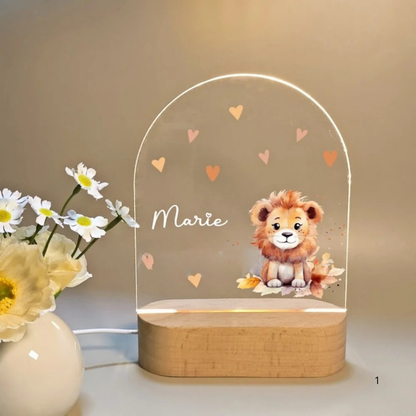 Customizable Kids Night Lamp with Soft Glow