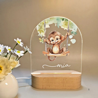 Customizable Kids Night Lamp with Soft Glow