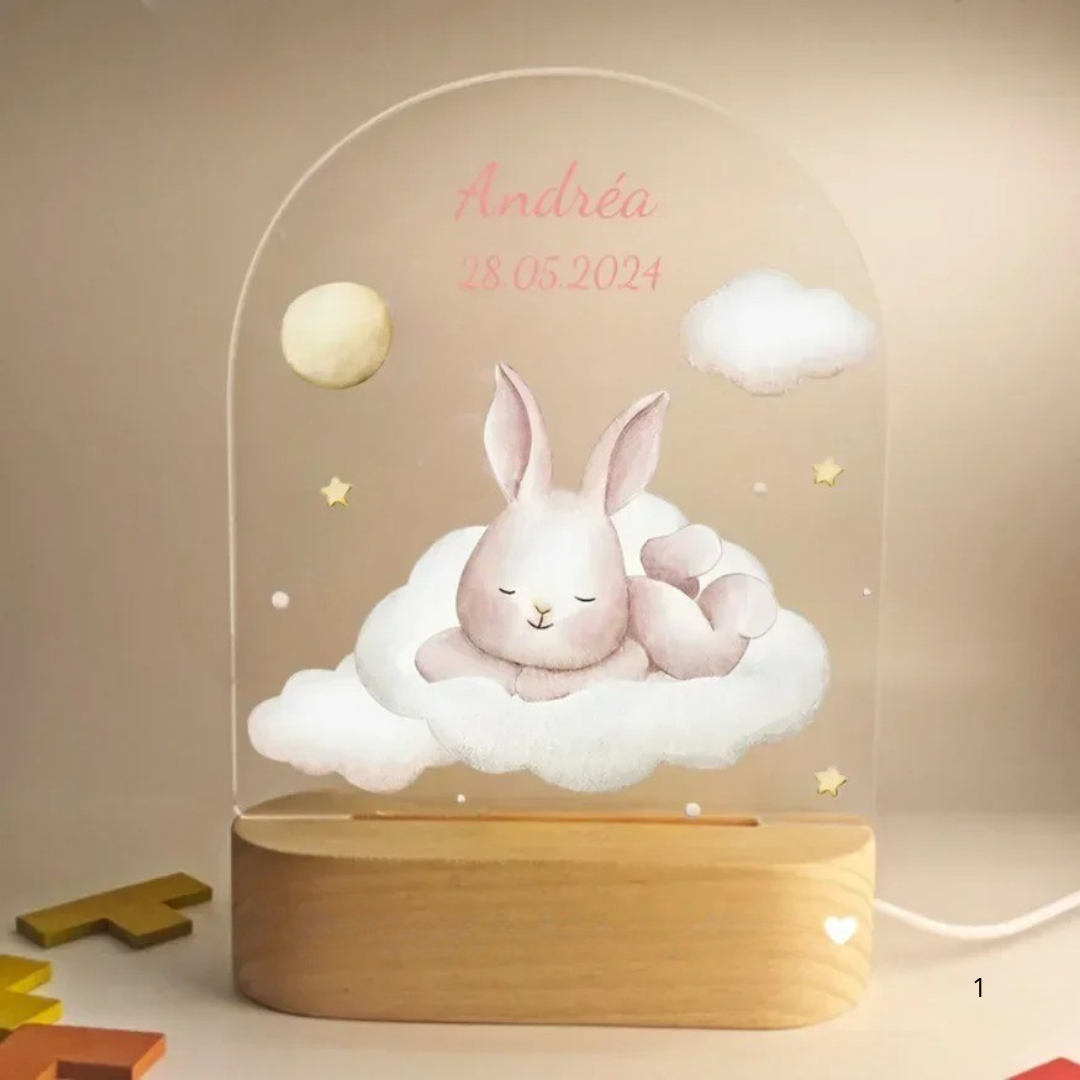 Customizable Kids Night Lamp with Soft Glow