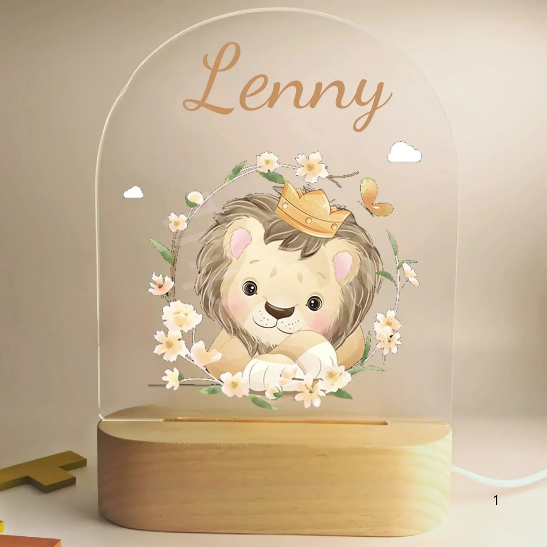 Customizable Kids Night Lamp with Soft Glow