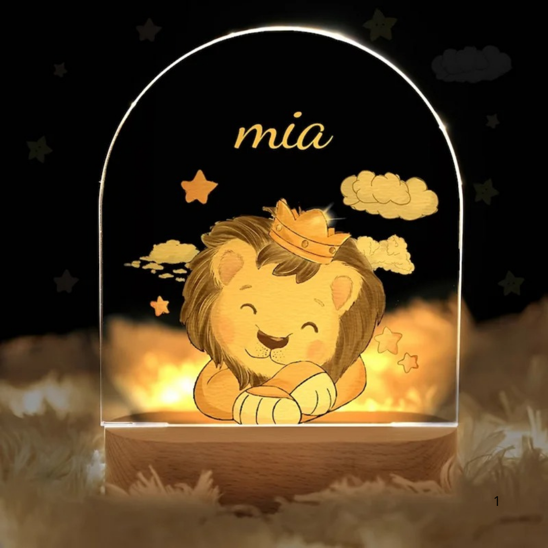 Customizable Kids Night Lamp with Soft Glow