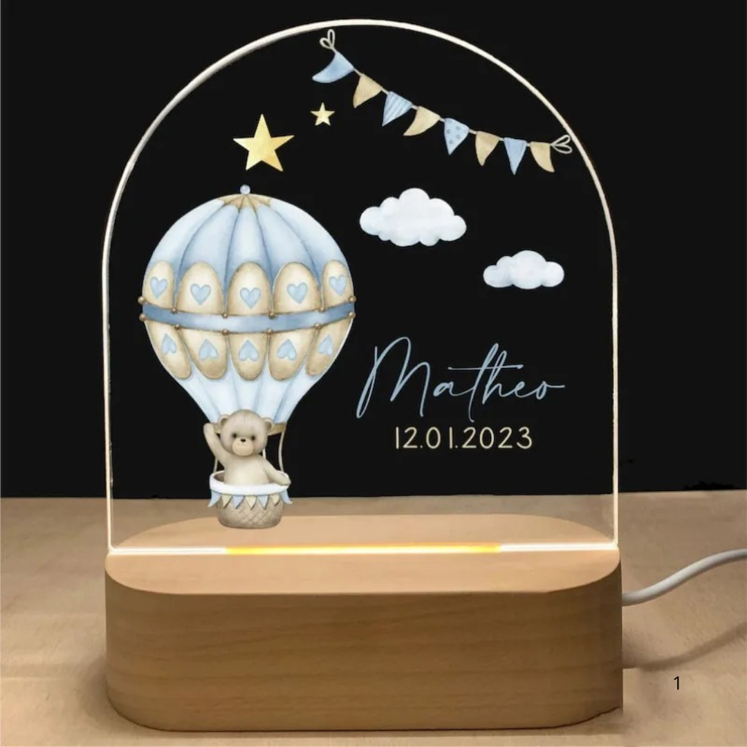 Customizable Kids Night Lamp with Soft Glow