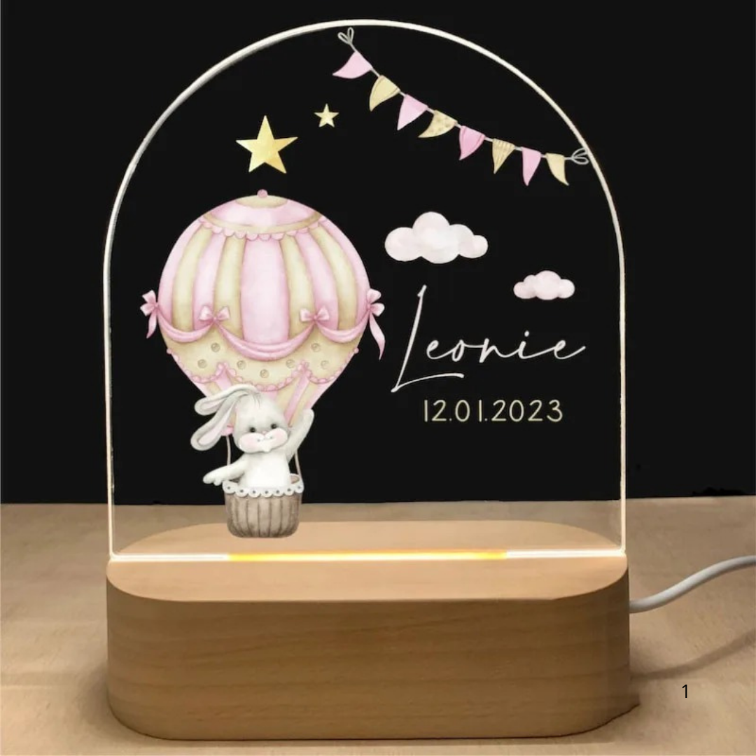 Customizable Kids Night Lamp with Soft Glow