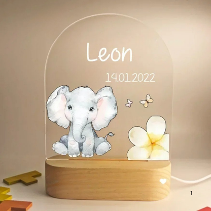 Customizable Kids Night Lamp with Soft Glow