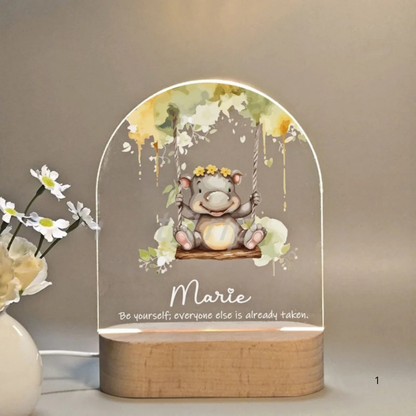 Customizable Kids Night Lamp with Soft Glow