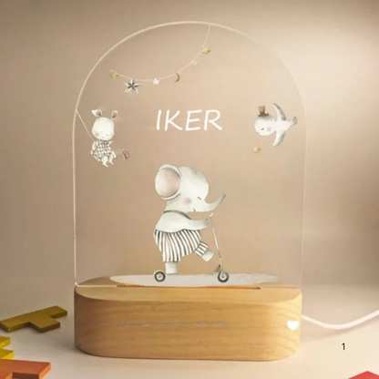 Customizable Kids Night Lamp with Soft Glow