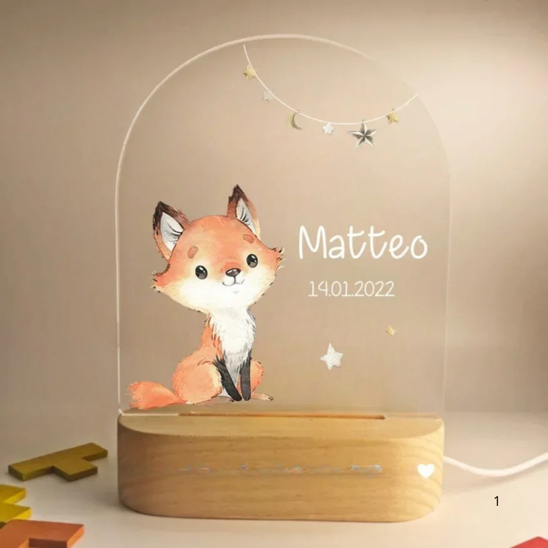 Customizable Kids Night Lamp with Soft Glow