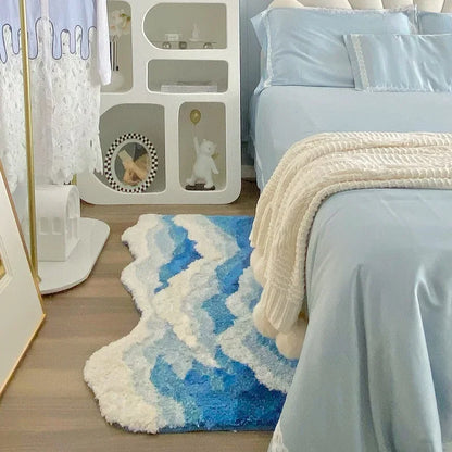 Cozy Coastal Anti-Slip Plush Floor Mat - Luxicro