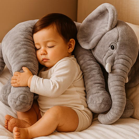 Cuddly Baby Elephant Stuffed Animal - Luxicro