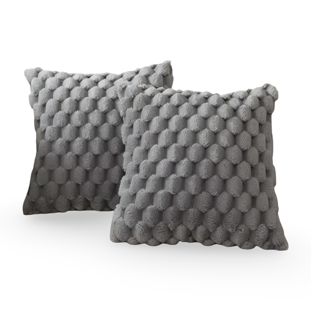 Plush Square Pillowcase 20x20 Inches - Comfortable Home Decor Cushion