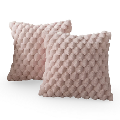Plush Square Pillowcase 20x20 Inches - Comfortable Home Decor Cushion