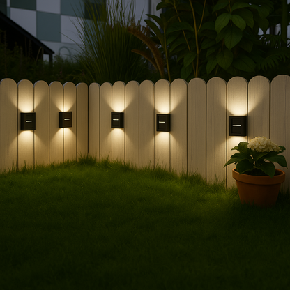 Outdoor Solar Powered Wall Lights