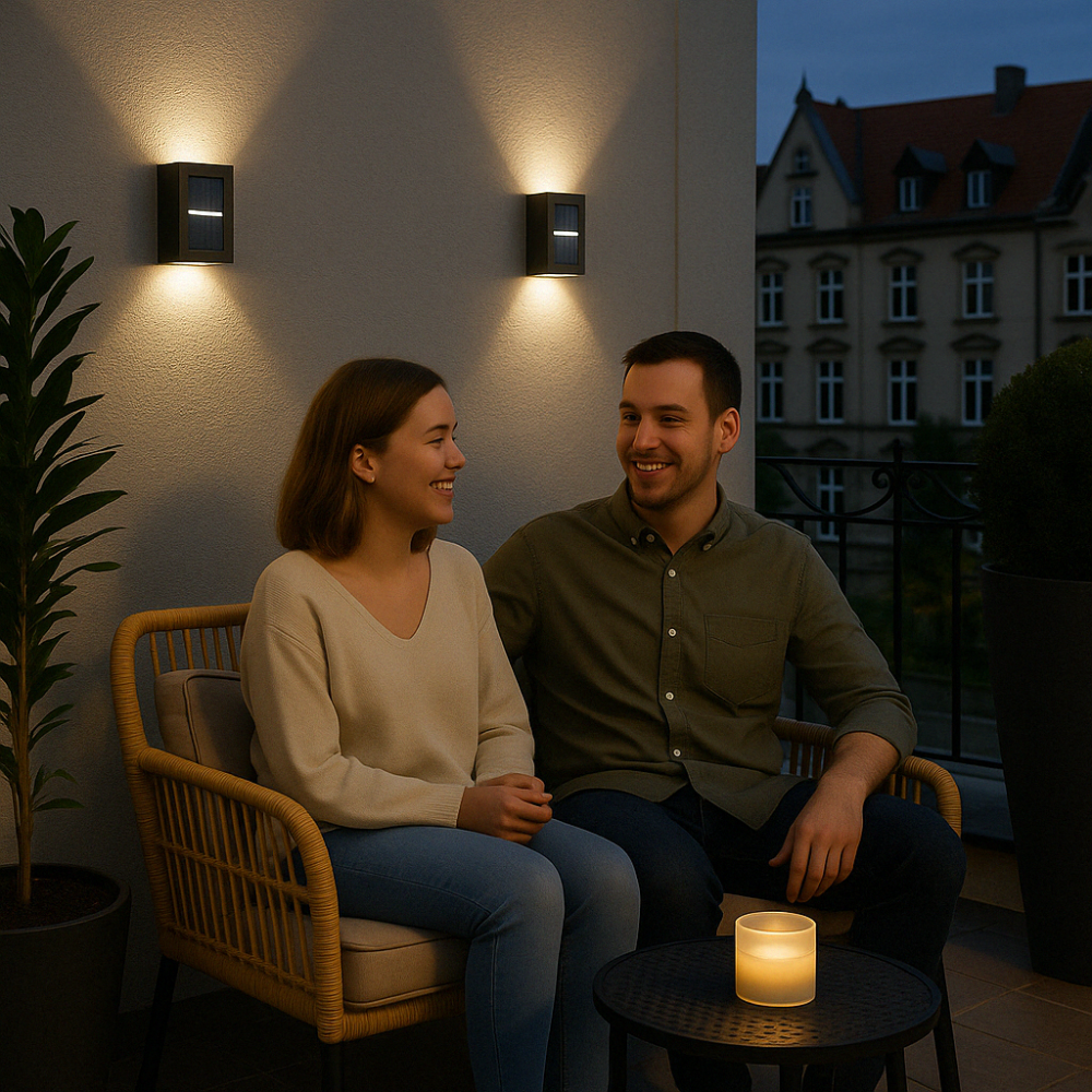 Outdoor Solar Powered Wall Lights