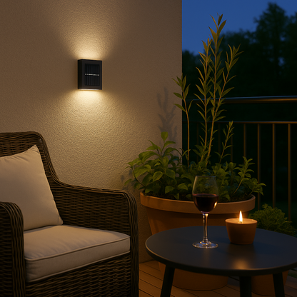 Outdoor Solar Powered Wall Lights