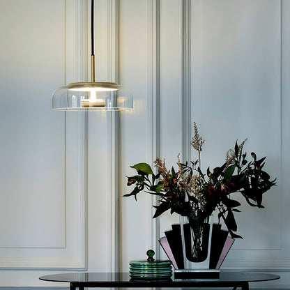 Bright Glass Drop Pendant Light