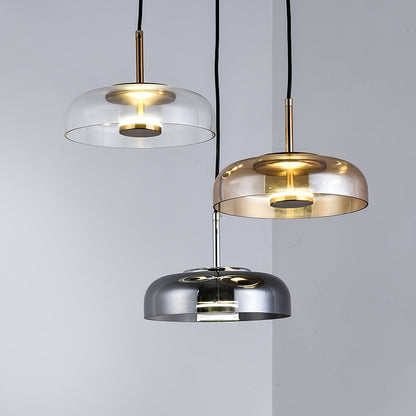Bright Glass Drop Pendant Light