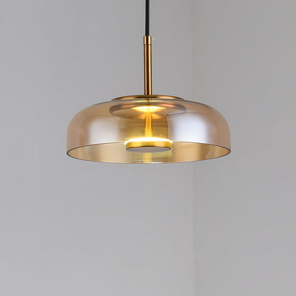 Bright Glass Drop Pendant Light