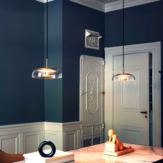 Bright Glass Drop Pendant Light - Luxicro