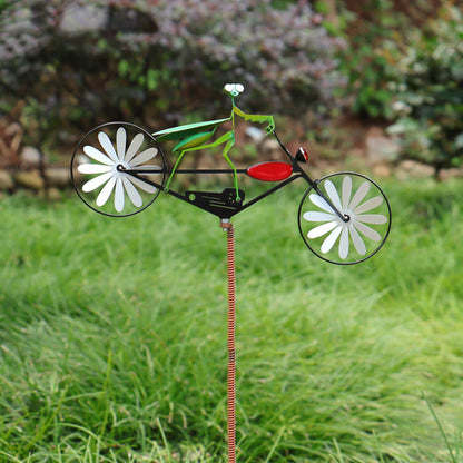Vibrant Outdoor Yard Windmill Decor