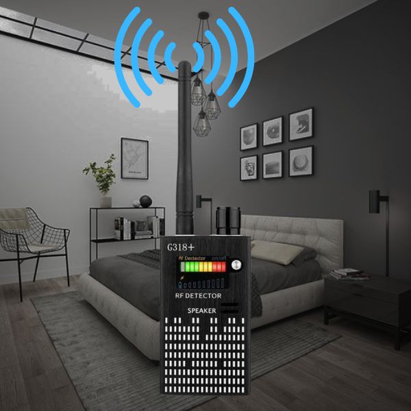 Portable Spy Finder Device with Laser Detection