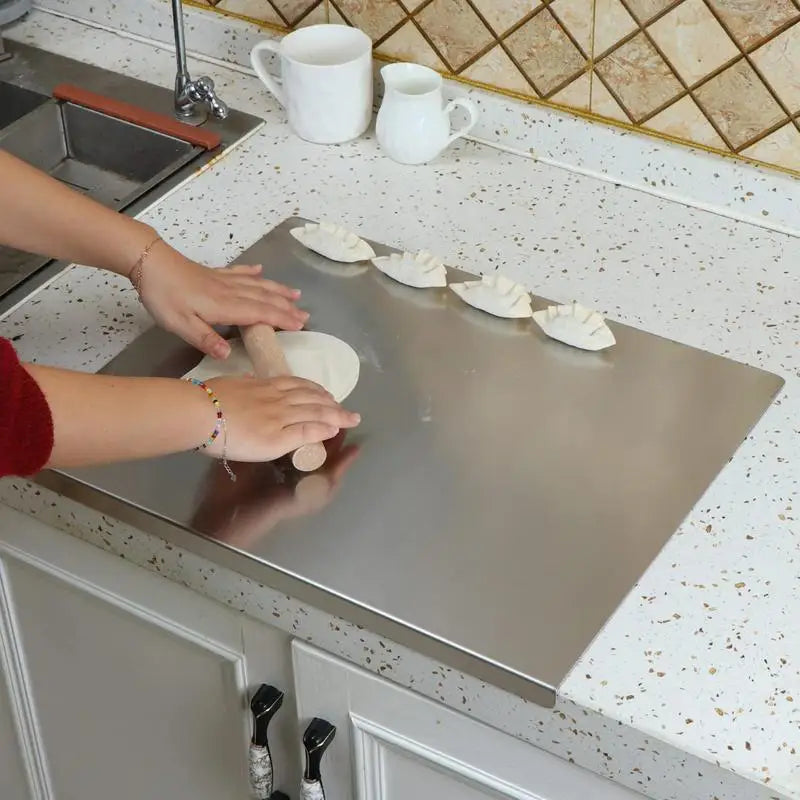 Durable Metal Chopping Board for Kitchen - Luxicro