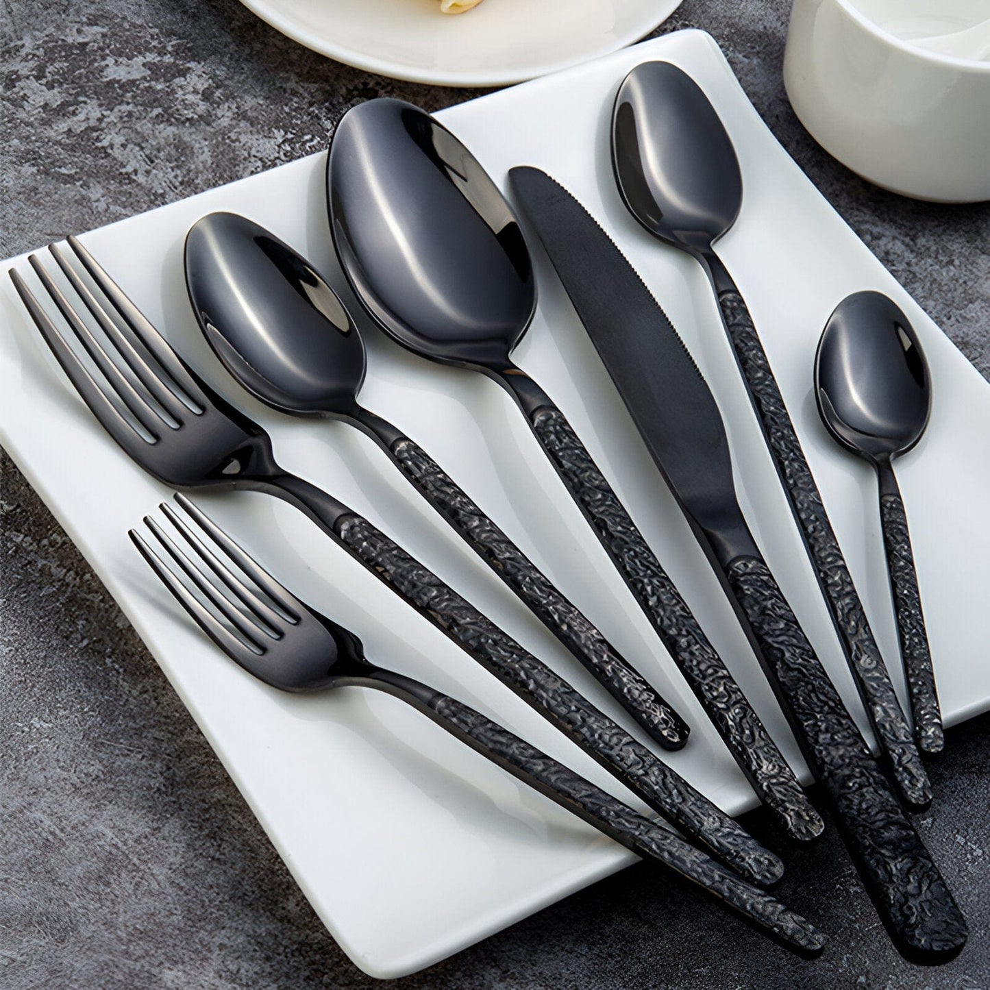 Classic Stainless Steel Dinner Set
