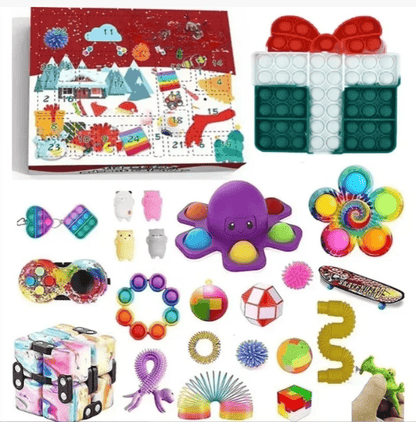 Sparkling Gemstone Christmas Countdown Calendar Box