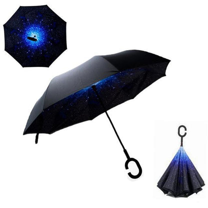 Waterproof Compact Folding Rain Umbrella