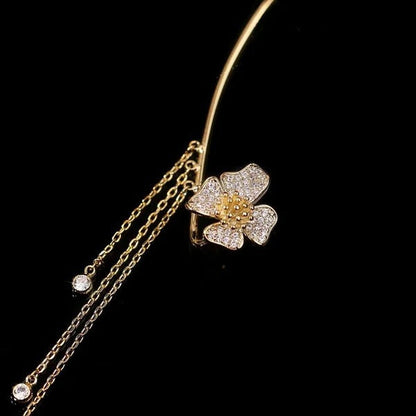 Beautiful Butterfly Earrings with Sparkling Zirconia Stones