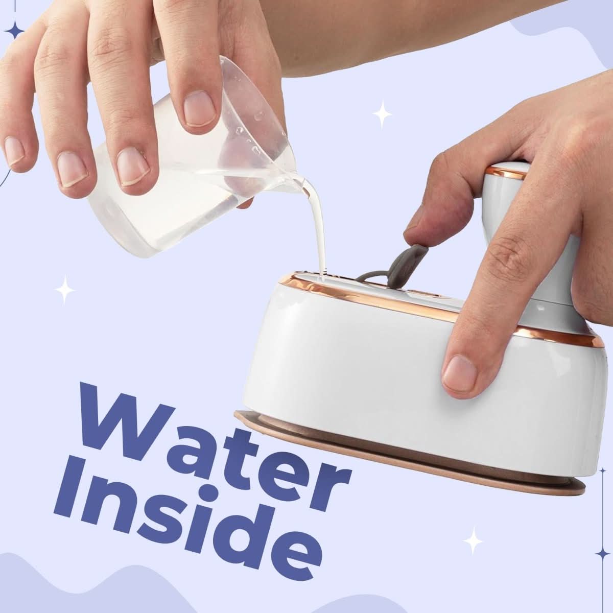 Compact Travel Hand Steamer for Smooth Clothes