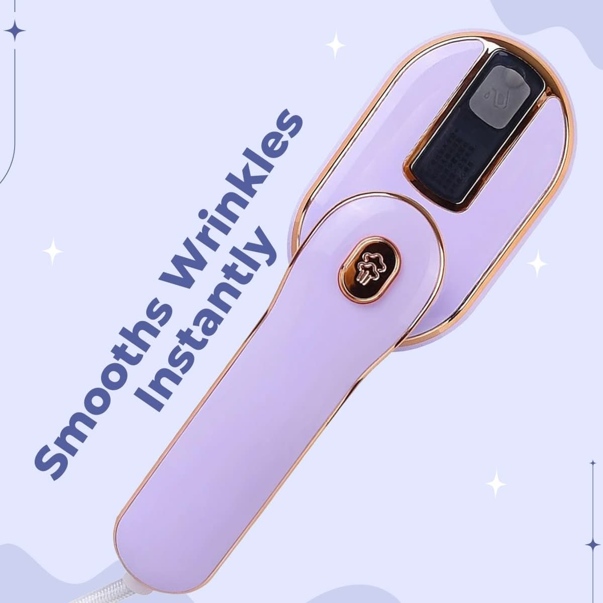 Compact Travel Hand Steamer for Smooth Clothes