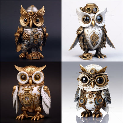 Cute Owl Figurine Decorative House Statue