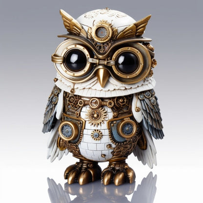 Cute Owl Figurine Decorative House Statue