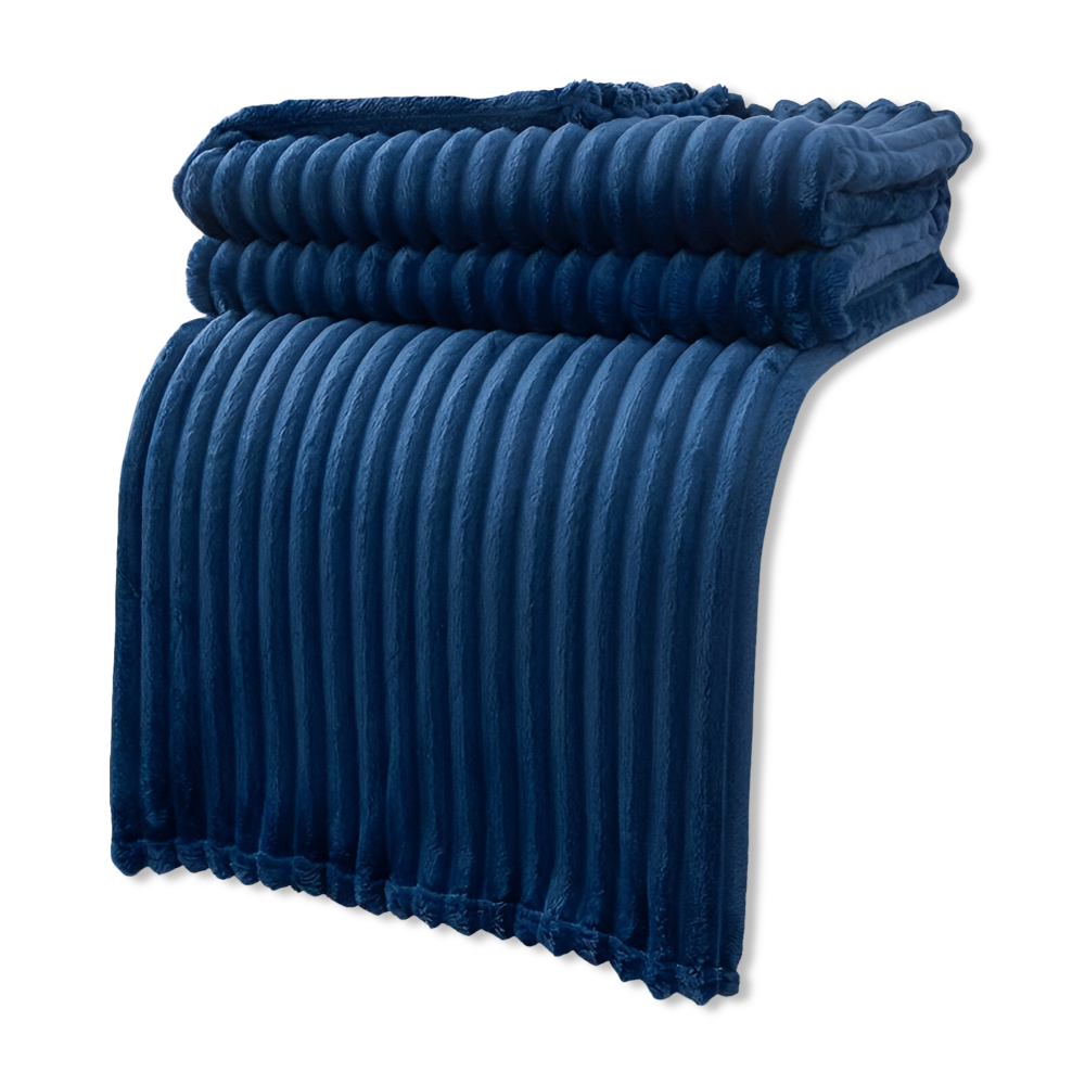 Plush Red Checkered Fleece Blanket