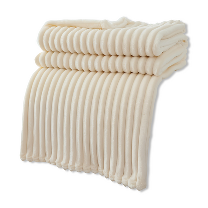 Plush Red Checkered Fleece Blanket