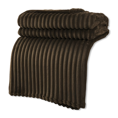 Plush Red Checkered Fleece Blanket