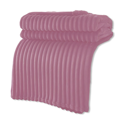 Plush Red Checkered Fleece Blanket