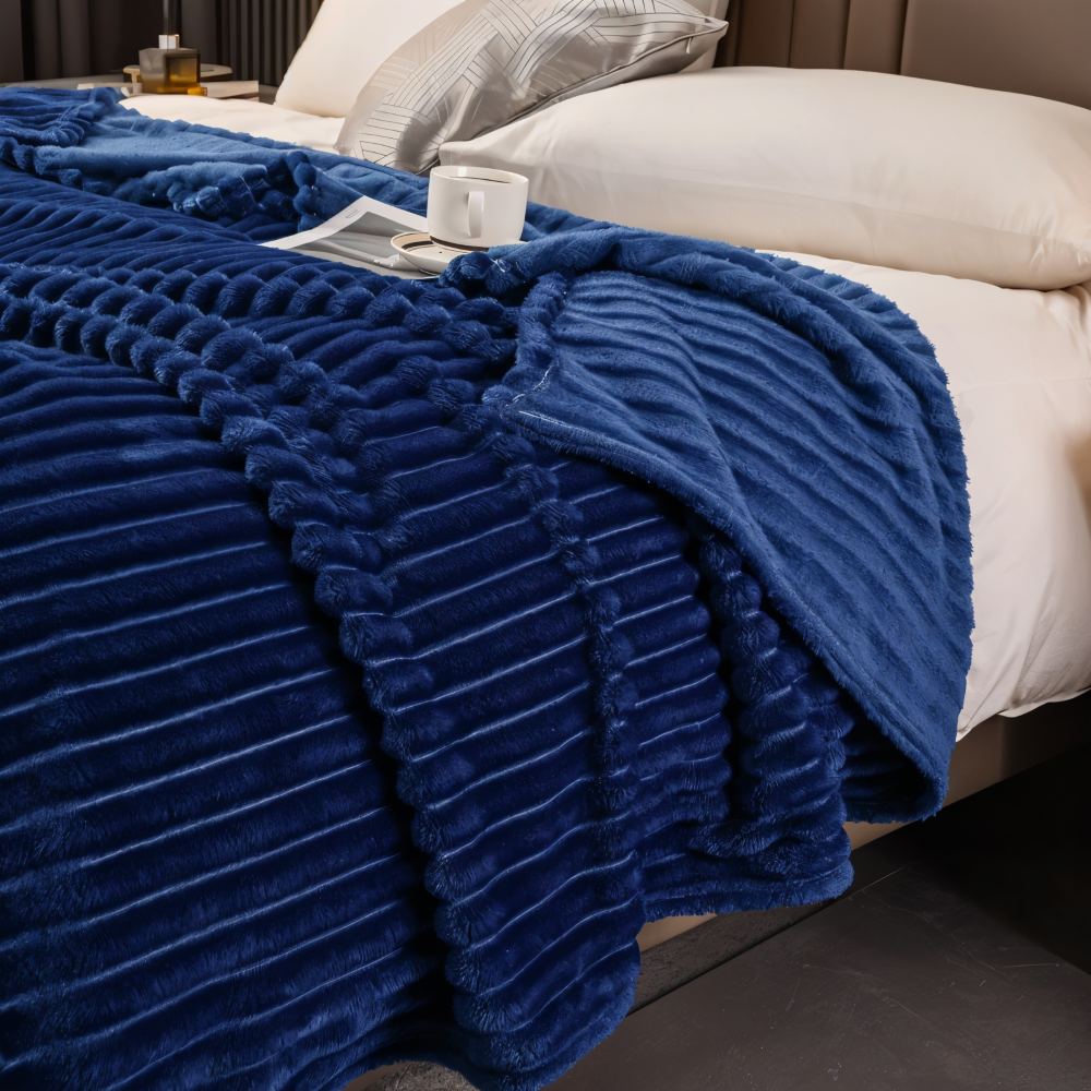 Soft Flannel Plaid Blanket