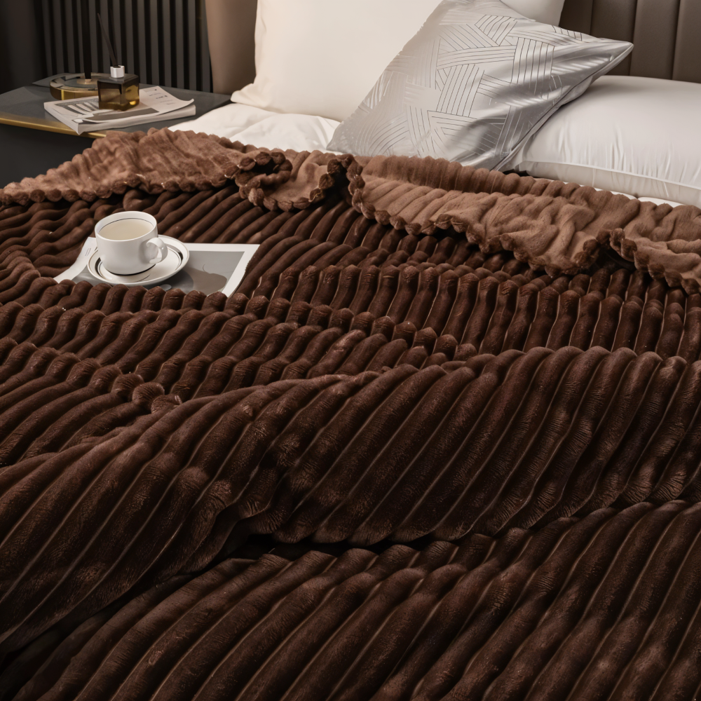 Soft Flannel Plaid Blanket