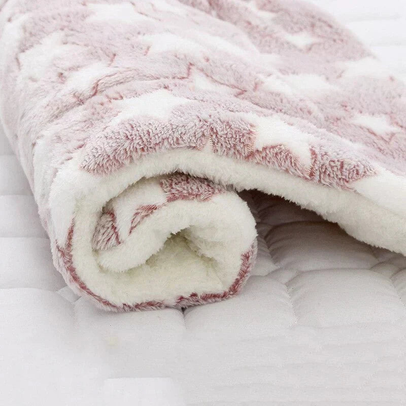 Soft Plush Pet Fleece Blanket Sofa Throw
