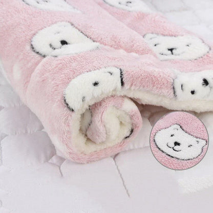 Soft Plush Pet Fleece Blanket Sofa Throw