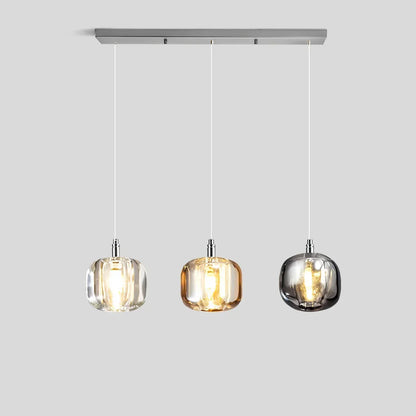 Vibrant Glass Drop Chandelier Lighting