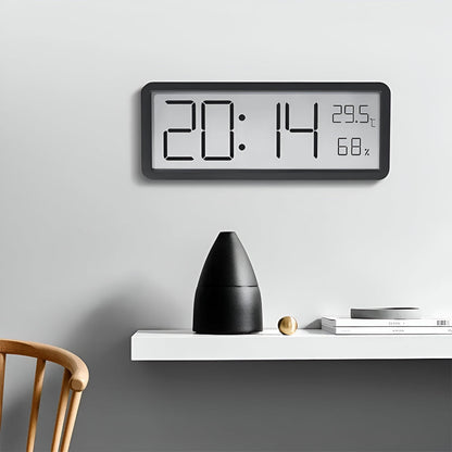 Digital LED Alarm Clock with Temperature and Humidity