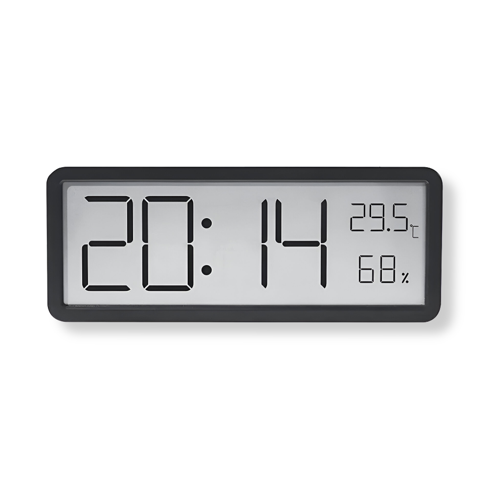 Digital LED Alarm Clock with Temperature and Humidity - Luxicro